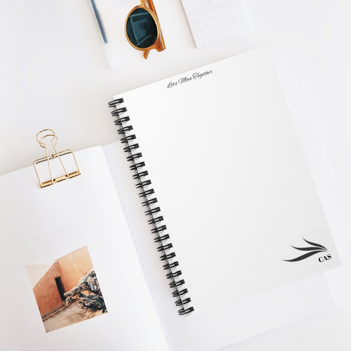 Personalized Spiral Notebook - Elegant Customizable Journal for School, Work, or Daily Planning