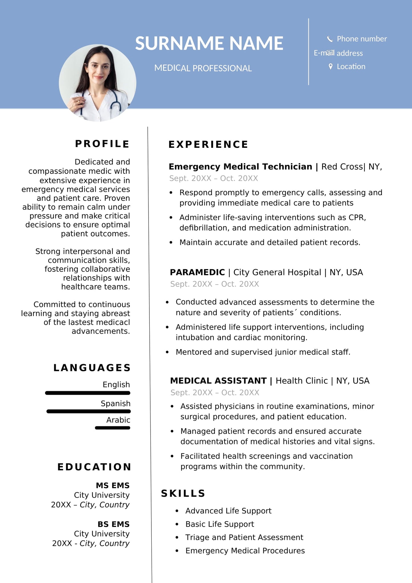 CAS Best CV